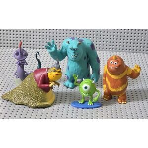Disney Monsters Inc Cake Toppers Figures Mike Sully Roz Randall George Sanderson